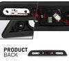 G-PLUS LED 3rd Third Brake Light w/Camera Tow Vision High Mount Fit Ford F250 F350 Super Duty 2017-2022 High Mount Stop Lamp, Red & Clear Lens Chrome Housing