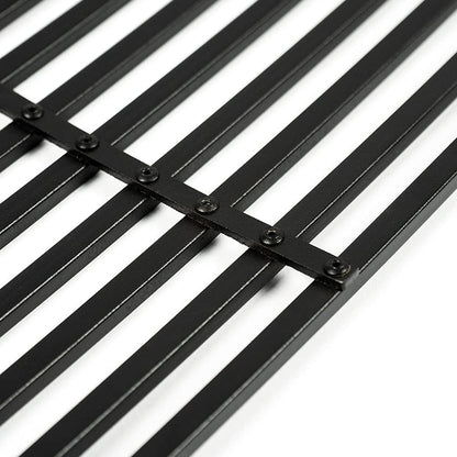 G-PLUS Front Upper Bumper Chrome Billet Grille Insert Compatible With Nissan Maxima 2009 2010 2011 2012 2013 2014 (Black)