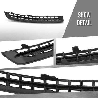 G-PLUS Front Left Bumper Grille Compatible with Volvo XC90 V8 2007-2011 / V8 Sport 2007-2008 Fit 3.2 R-Design 2012-2014 / Sport 2008 / Volvo XC90 2007-2014 30678953, VO1038107 Black