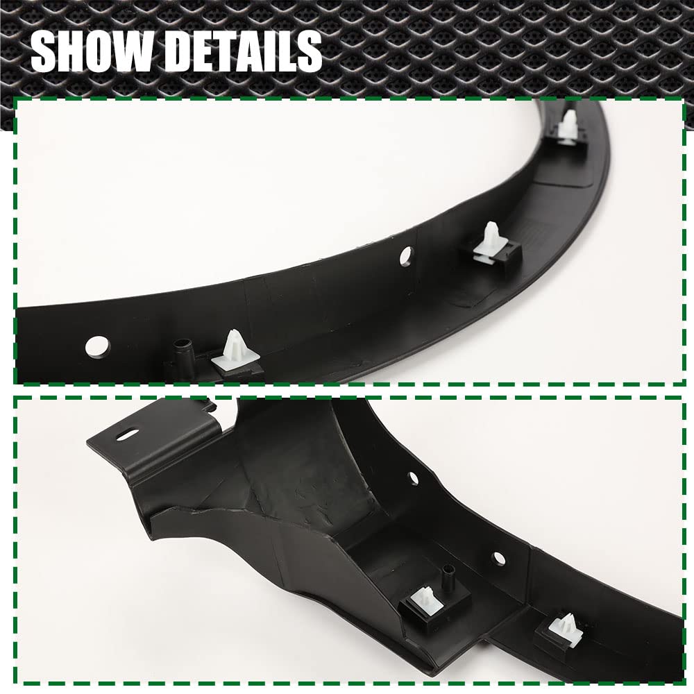 G-PLUS Front Fender Flares Compatible with Ford Escape 2013 2014 2015 2016 2017, 2PCS Wheel Opening Molding Arch Trim Left & Right, CJ5Z-16268-AB, Factory Style