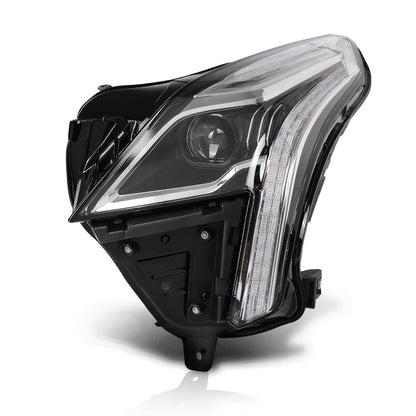 G-PLUS LED Headlight Front Left Driver Side Compatible with Cadillac XT5 2020-2023 84849607 Black