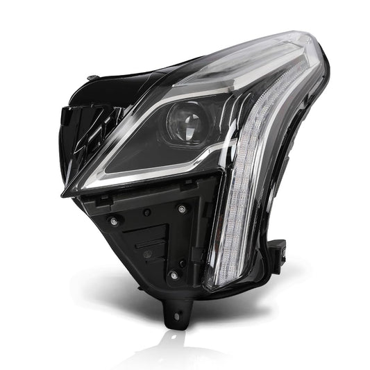 G-PLUS LED Headlight Front Left Driver Side Compatible with Cadillac XT5 2020-2023 84849607 Black