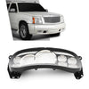 G-PLUS Gauge Cluster Lens Cover Chrome Rings Compatible with Chevy Silverado Avalanche Tahoe GMC Sierra Yukon Suburban 2003-2006