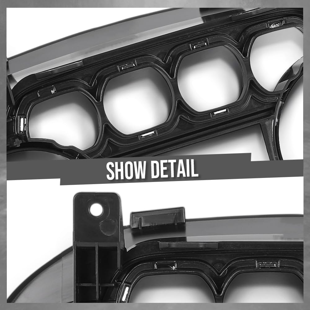 G-PLUS Dash Cover Dashbaord Compatible with GMC Sierra 1500 2014-2016 2018 Fit GMC Yukon 2015 2017 Fit Chevy Silverado 1500 2014-2016 Black
