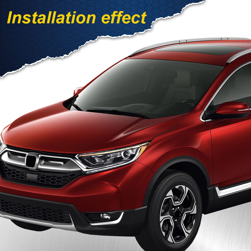 G-PLUS Headlights Assembly, Compatible with 2017 2018 2019 Honda CRV CR-V Left Bumper Headlamp, Clear Lens Black Housing Amber ReflectorBumper Headlamps,faros delanteros