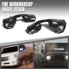 G-PLUS Front Fender Liner Set Left Right Side Compatible with Honda HR-V 1.8L 2019-2022 74100T7WA20, 74150T7WA20 Black