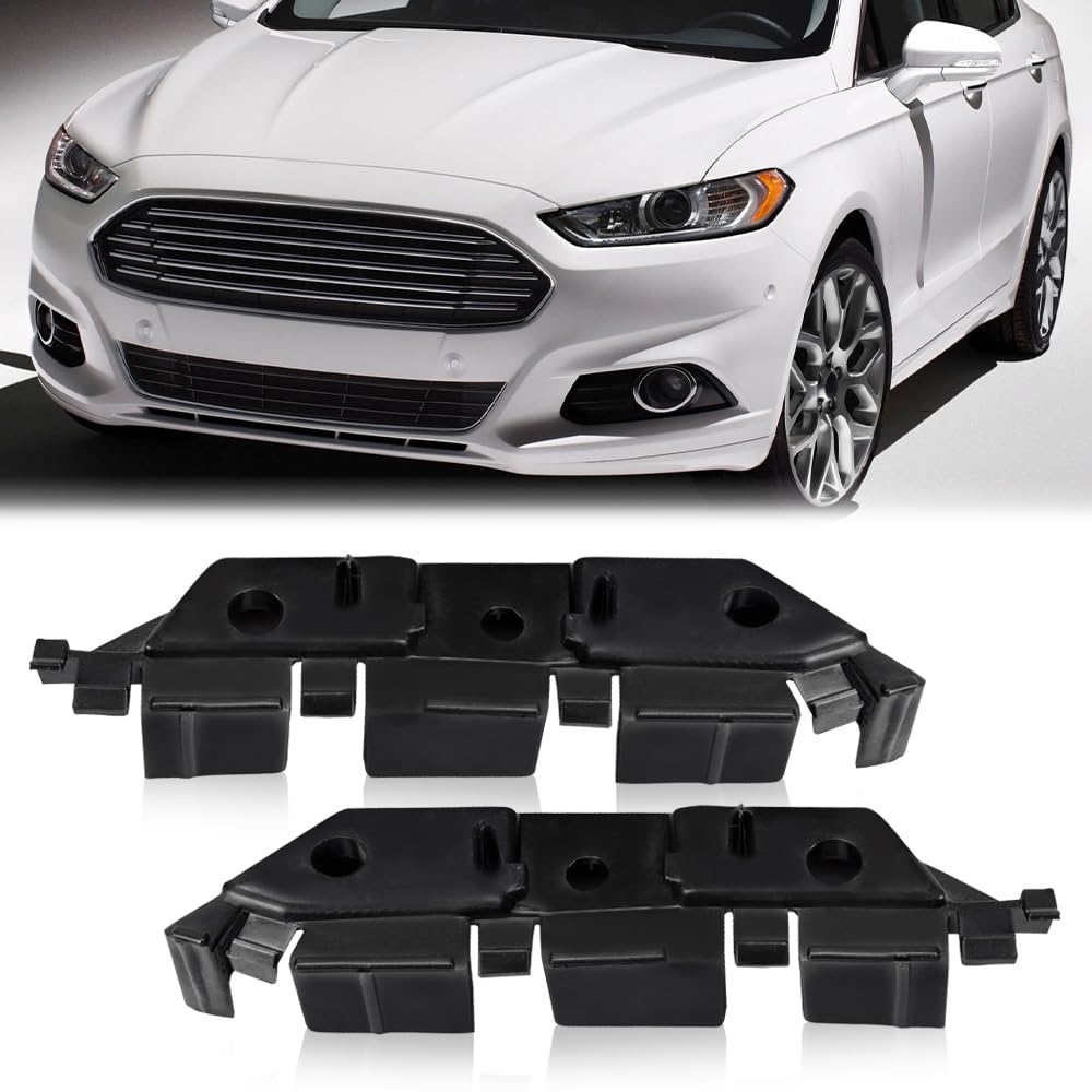 G-PLUS Front Bumper Bracket Compatible with Ford Fusion 2013-2016 Bumper Retainer Mount Brace Brackets Left Right Strong Support DS7Z17C947B DS7Z17C947A