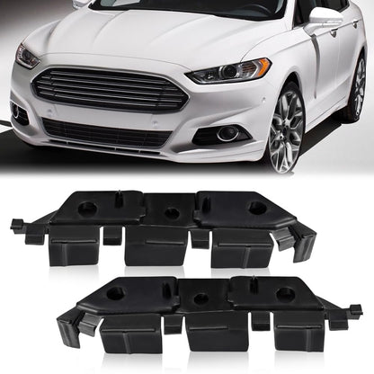 G-PLUS Front Bumper Bracket Compatible with Ford Fusion 2013-2016 Bumper Retainer Mount Brace Brackets Left Right Strong Support DS7Z17C947B DS7Z17C947A