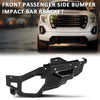 G-PLUS Front Passenger Side Bumper Impact Bar Bracket Compatible with GMC Sierra 1500 (submodel: AT4, Base, Denali, Elevation, SLE, SLT) 2019-2022 Black 84539975