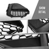 G-PLUS Front Corner Grille Set L&R Compatible with Ford Mustang GT 2024-2025 Black