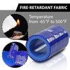 G-PLUS High Temp Rubber Exhaust Clamp Fit for Yamaha YFS 200 1"ID Blue