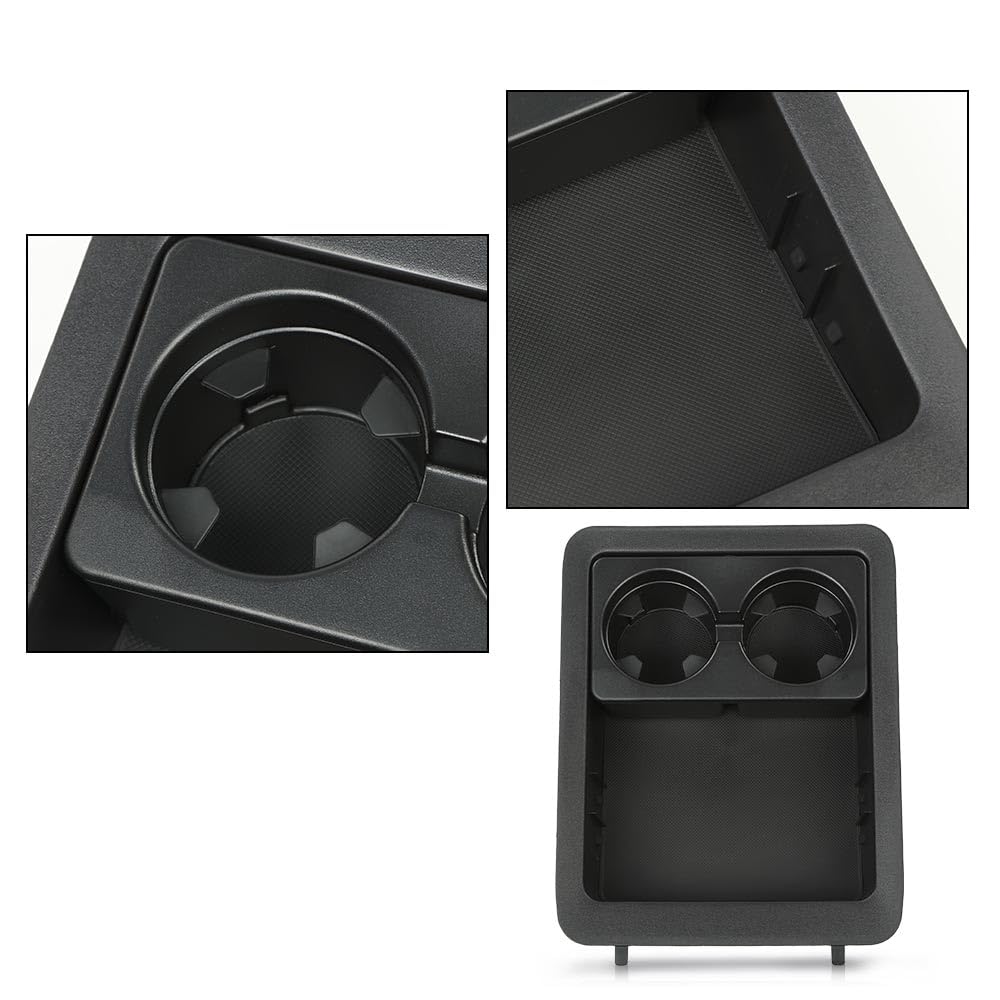 G-PLUS Center Console Tray Cup Holder Bezel Compatible with 2007-2013 Chevy Avalanche/Fits 2007-2014 Tahoe & Suburban 1500 2500 22860866, 15828147, 15855168, 25793645
