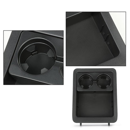 G-PLUS Center Console Tray Cup Holder Bezel Compatible with 2007-2013 Chevy Avalanche/Fits 2007-2014 Tahoe & Suburban 1500 2500 22860866, 15828147, 15855168, 25793645