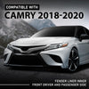 G-PLUS Front Left+Right Fender Liner Inner Splash Shield Compatible with Toyota Camry 2018-2020 2Pcs 5387606260