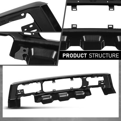 G-PLUS Front Bumper Compatible with Ford F150 Raptor 2017-2020 FO1002433, HL3Z17757A Iron Black
