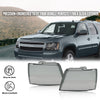 G-PLUS Headlight Lamps Protector Clear Lens Cover Smoke Compatible with 2007-2014 Chevy Tahoe Suburban 1500/2007-2013 Chevy Avalanche Suburban 2500
