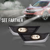 G-PLUS Front Bumper Fog Lights Lamps Compatible with 2017 2018 Honda CR-V CRV 33901-SLE-305 33951-SLE-305 HO1038134 HO1039134 Driver and Passenger Side Bumper Driving Fog Light