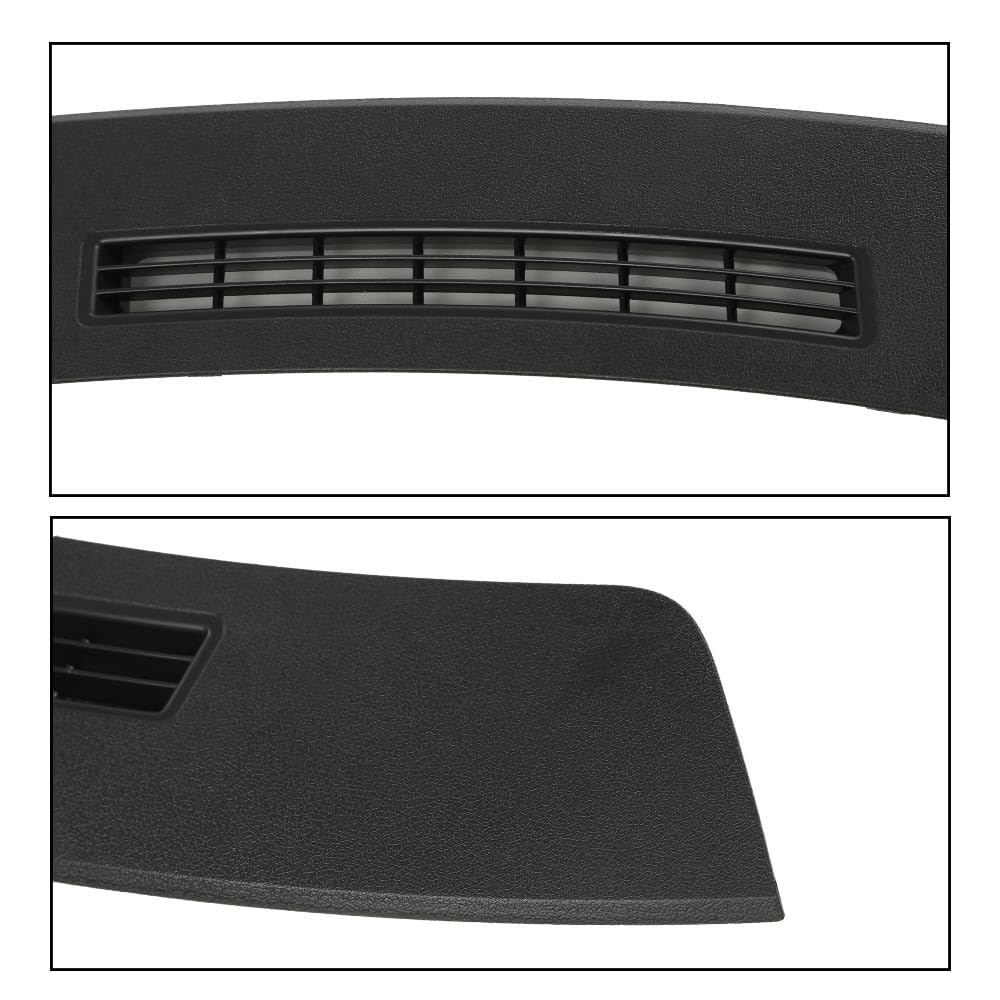 G-PLUS Defrost Vents Upper Dash Pad Trim Panel Slate Black Without Sun/Light Sensor Cutout Compatible with 2005-2007 Chrysler 300 STK8005