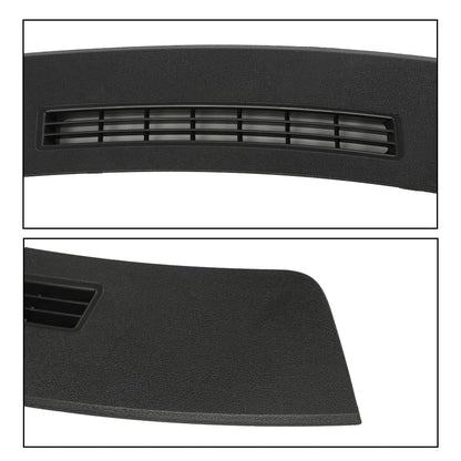 G-PLUS Defrost Vents Upper Dash Pad Trim Panel Slate Black Without Sun/Light Sensor Cutout Compatible with 2005-2007 Chrysler 300 STK8005