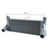 G-PLUS Charge Air Cooler/Intercooler Compatible With 2013-2018 Ram 2500 3500 6.7L Aluminum Tank Tube & Fin Core Silver