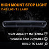 G-PLUS LED 3rd Third Brake Light High Mount Stop Light Compatible with Chevy Silverado/GMC Sierra 1500 2500 HD 3500 HD 2007-2013 Rear Brake Tail Lamp Smoke Lens