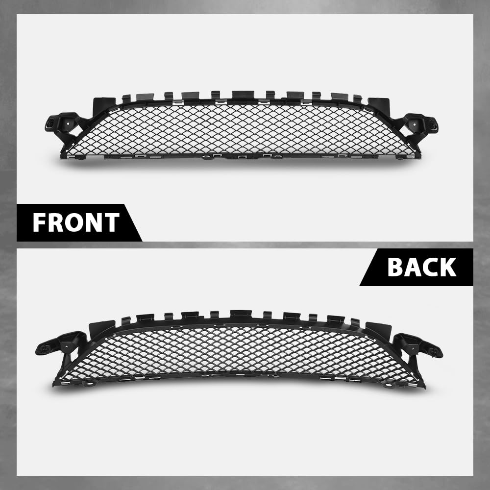 G-PLUS Bumper Grille Black Center Compatible with Benz C300 C43 AMG C450 AMG 4Matic 2015-2018, Fit For Models With AMG Styling Package 2058852123