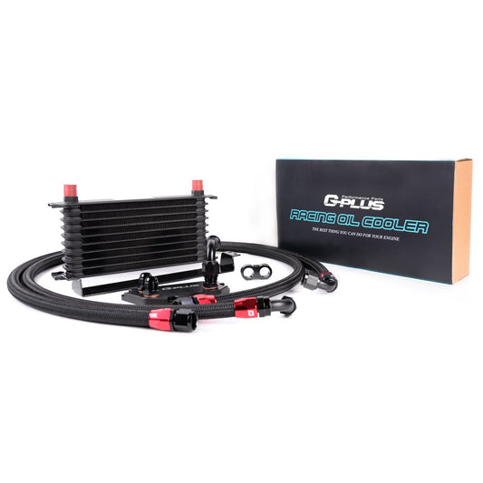 G-PLUS 10 ROW AN10 Aluminum Oil Cooler Kit Fit For Bmw 3 Series F30 F35/N20 316 320