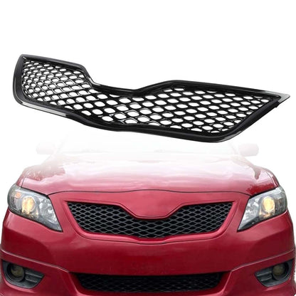G-PLUS Front Grille Grill Compatible with 2010-2011 Toyota Camry Black Plastic 5310106200C0, TO1200323