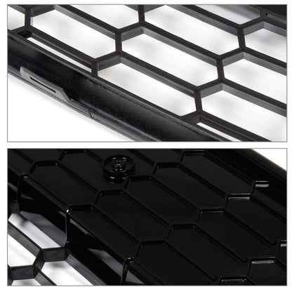 G-PLUS Front Bumper Lower Grill 3pcs Compatible with Ford Focus S/SE 2012-2014 Honeycomb Mesh Front Bumper Grille