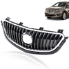G-PLUS Front Bumper Grille Radiator Gloss Grid Grill Compatible with Buick Envision 2015 2016 2017 Black Mesh Grille