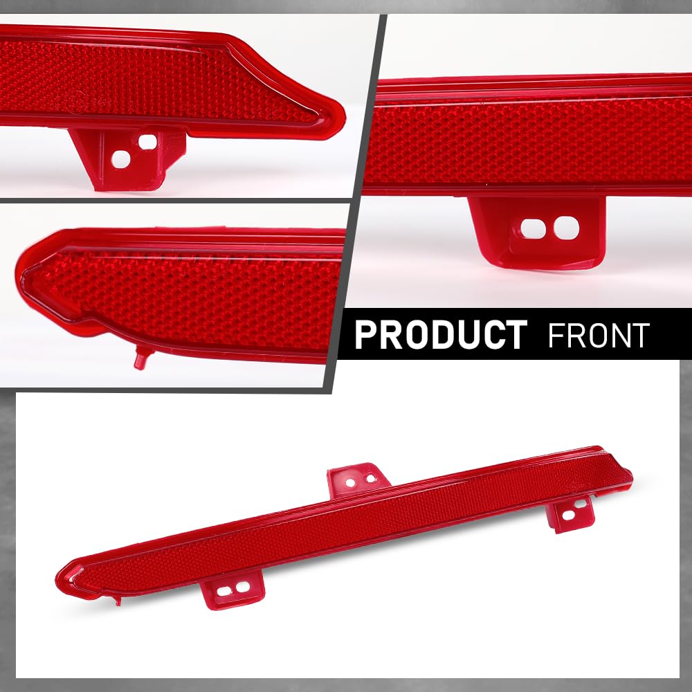 G-PLUS Rear Bumper Reflector Light Tail Lamp Case Right Compatible with Honda Accord 2018-2022
