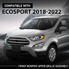 G-PLUS Bumper Grille for Ford Ecosport 2018-2022 Chrome Black Front View