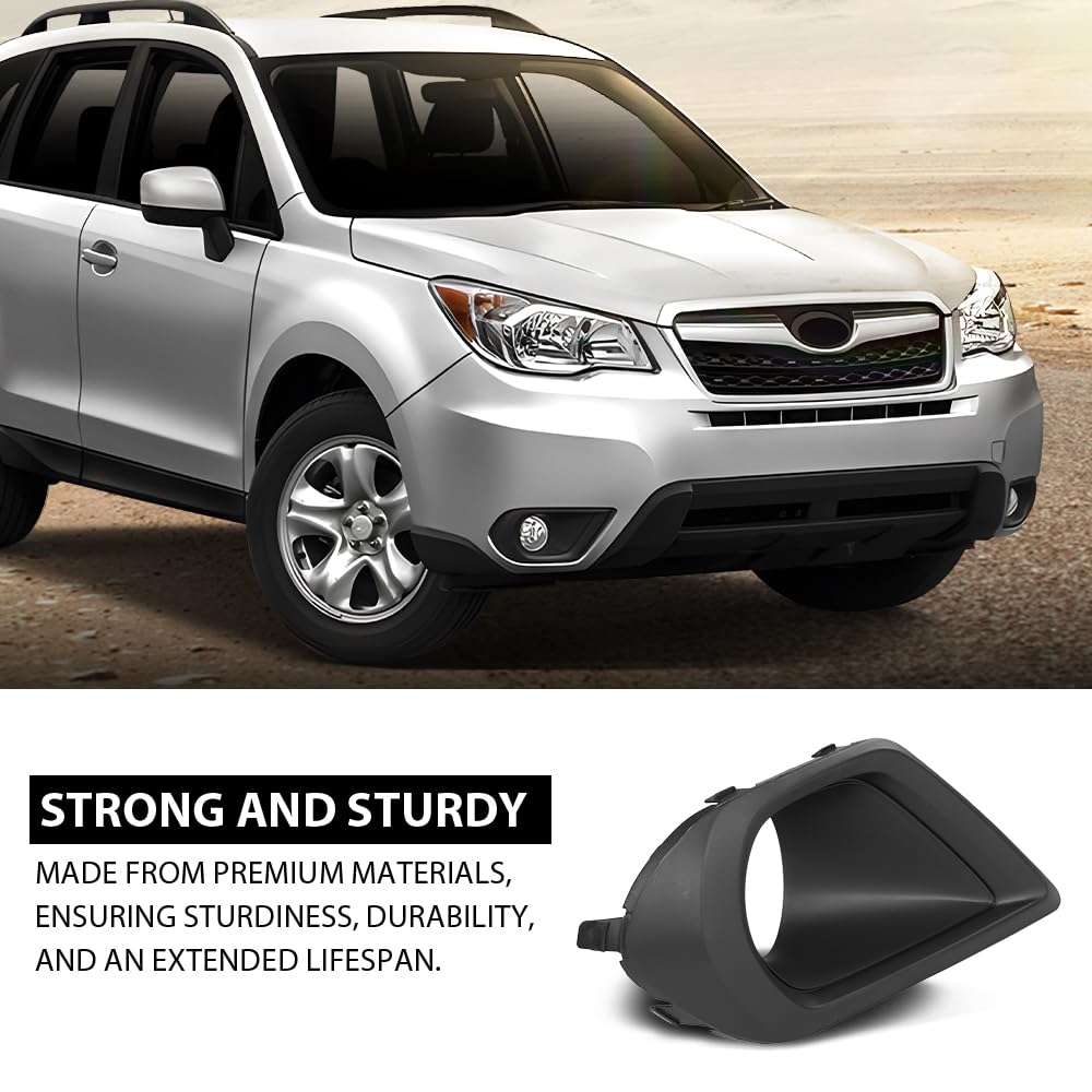 G-PLUS Fog Light Bezel Cover Set Compatible with Subaru Forester 2.5i Model 2014-2016,Not Fit XT Models,Not Fit Forester 2.0XT Model 57731SG030