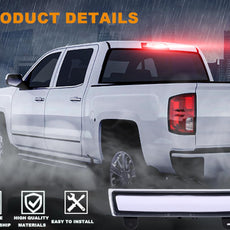 G-PLUS LED Strip Third Brake Cargo Light for Chevy Suburban Tahoe GMC Yukon 2000-2006 Chrome Front View
