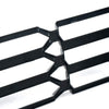 G-PLUS Front Lower Chrome Grille Insert Snap On Black Compatible with Chevy Silverado 1500 2016-2018