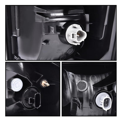 G-PLUS Rear Left Tail Light Assembly Compatible with Toyota Tacoma 2016-2023 Left Driver Side Rear Brake Lamp, Red Lens Clear Housing, 8156004170 8155004170