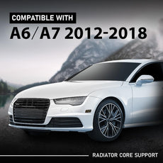 G-PLUS Radiator Support Bracket for Audi A6 A7 2012-2018 Lower Mount Front View