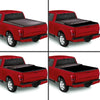 G-PLUS Quad Fold Truck Tonneau Cover Compatible with 2009-2014 Ford F150 Long Bed 8´ Foldable Truck Bed Tonneau Cover Replacement