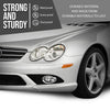 G-PLUS Headlight Lens Cover Compatible with Benz W230 SL500 SL600 SL55 2003-2008 Left & Right Pair Front Headlamp Lens Cover Clear
