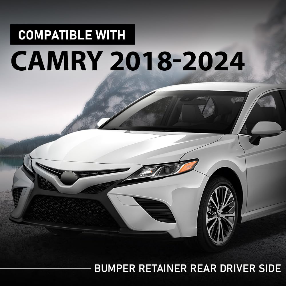 G-PLUS Rear Left Bumper Brackets Support, Compatible with Toyota Camry 2018-2024, Driver Side, 5257606160, TO1132128