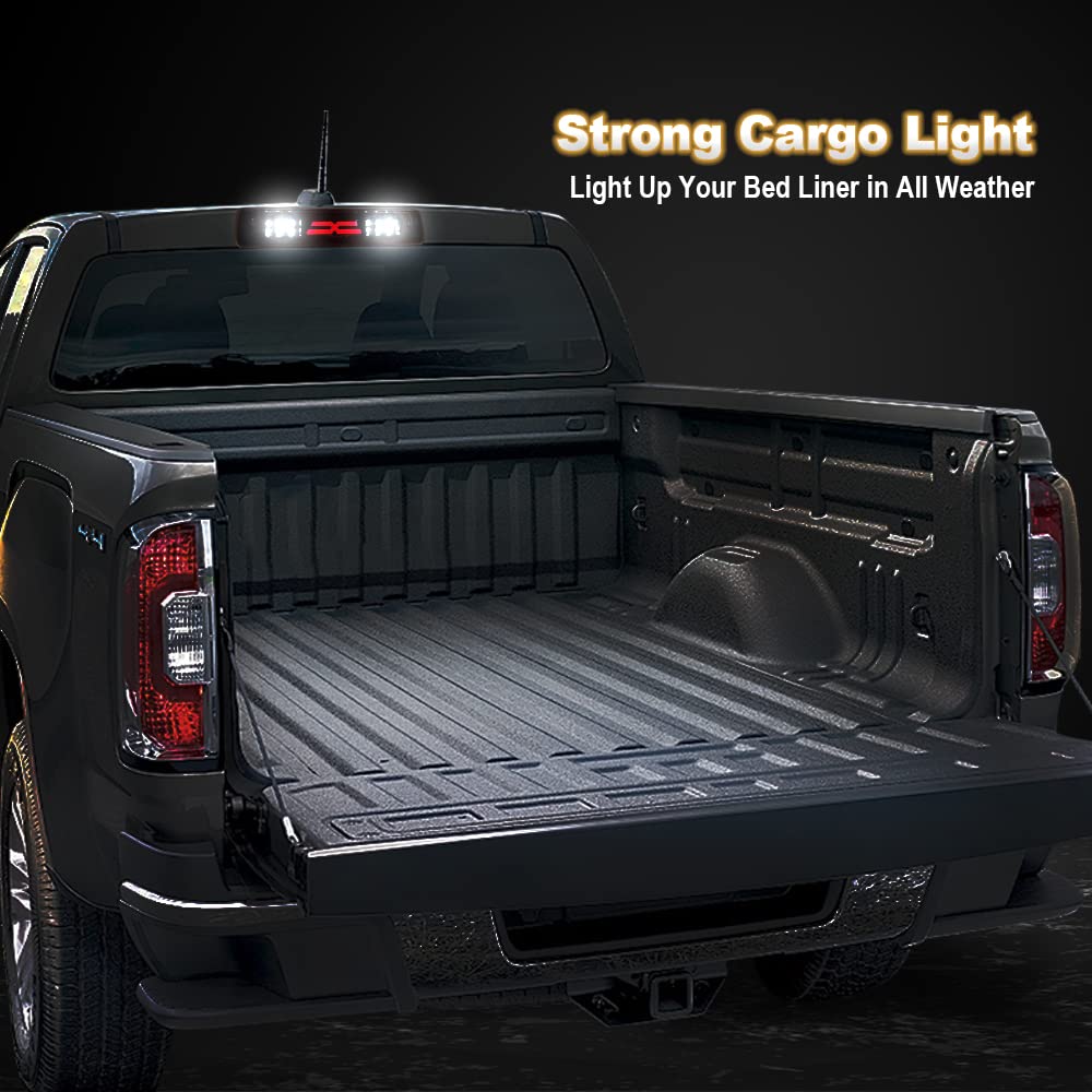 G-PLUS LED 3rd Third X Brake Light Rear Brake Stop Tail Light Fit 2015-2018 Colorado/Canyon GM25971002 52019397 High Mount Stop Light Third Tail Light