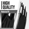 G-PLUS Front Bumper Foglight Cover Grill Compatible with Audi A6 C7 2014-2018, Not Fit S-Line Model 1028143, 4G0807647 Chrome Black