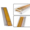 G-PLUS Side Marker Turn Light Lenses Compatible with Chevy Malibu & El Camino 1978-1979 Clear & Amber Lens Gray Housing Side Marker Lamps Cover 913607 913608 5969443 5969445