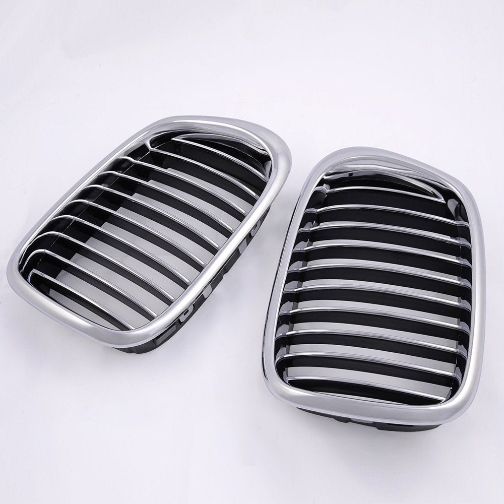 Front Hood Kidney Grille Bumper Grills Replacement For BMW E39 525i 528i 530i 540i M5 1997 1998 1999 2000 2001 2002 2003