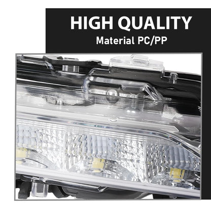 G-PLUS LED Pair Fog Lights DRL Daytime Running Lamps, Compatible with W204 X204 W216 W218 W221 W251 2008-2014, LH Driver & RH Right Side 2PCS, 2218201756, 2218201856