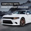 G-PLUS Headlight Fit for Dodge Charger 2015-2021, Left Bumper Headlamps,Clear Lens Black Housing Amber Reflector, CH2503270,faros delanteros