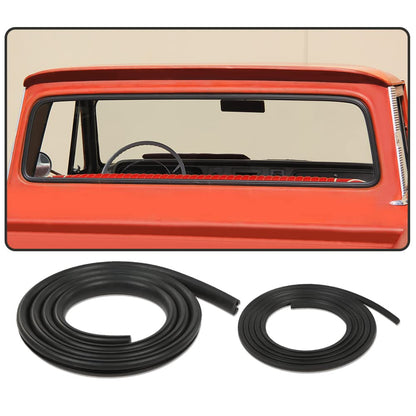 G-PLUS Rear Glass Small Back Window Weatherstrip Seal Compatible with Chevy GMC Pickup 1942-1966