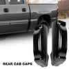 1 Pair Cab Corners Covers Fit For Chevy Silverado GMC Sierra 1999-2007 4 Door Extended Cab Trucks Black