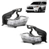 G-PLUS LED DRL Daytime Running Light Driving Fog Lamp Left Driver & Right Passenger Side Pair Compatible with Toyota Highlander 2014 2015 2016 TO2562100, TO2563100, 814400E020, 814300E020 2PCS White