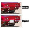 G-PLUS Rear License Plate Bezel Housing Frame Compatible with Chevy Corvette 1968 1969 1970 1971 1972 1973 3919715 Chrome